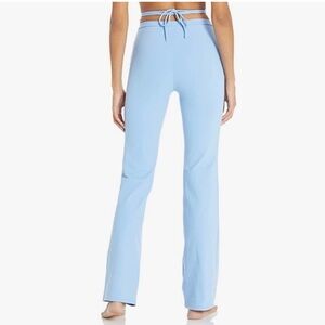 ALO Yoga Airbrush Cinch Flare Leggings Tile Blue XS